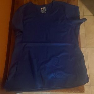 WonderWink Pro navy blue scrub top